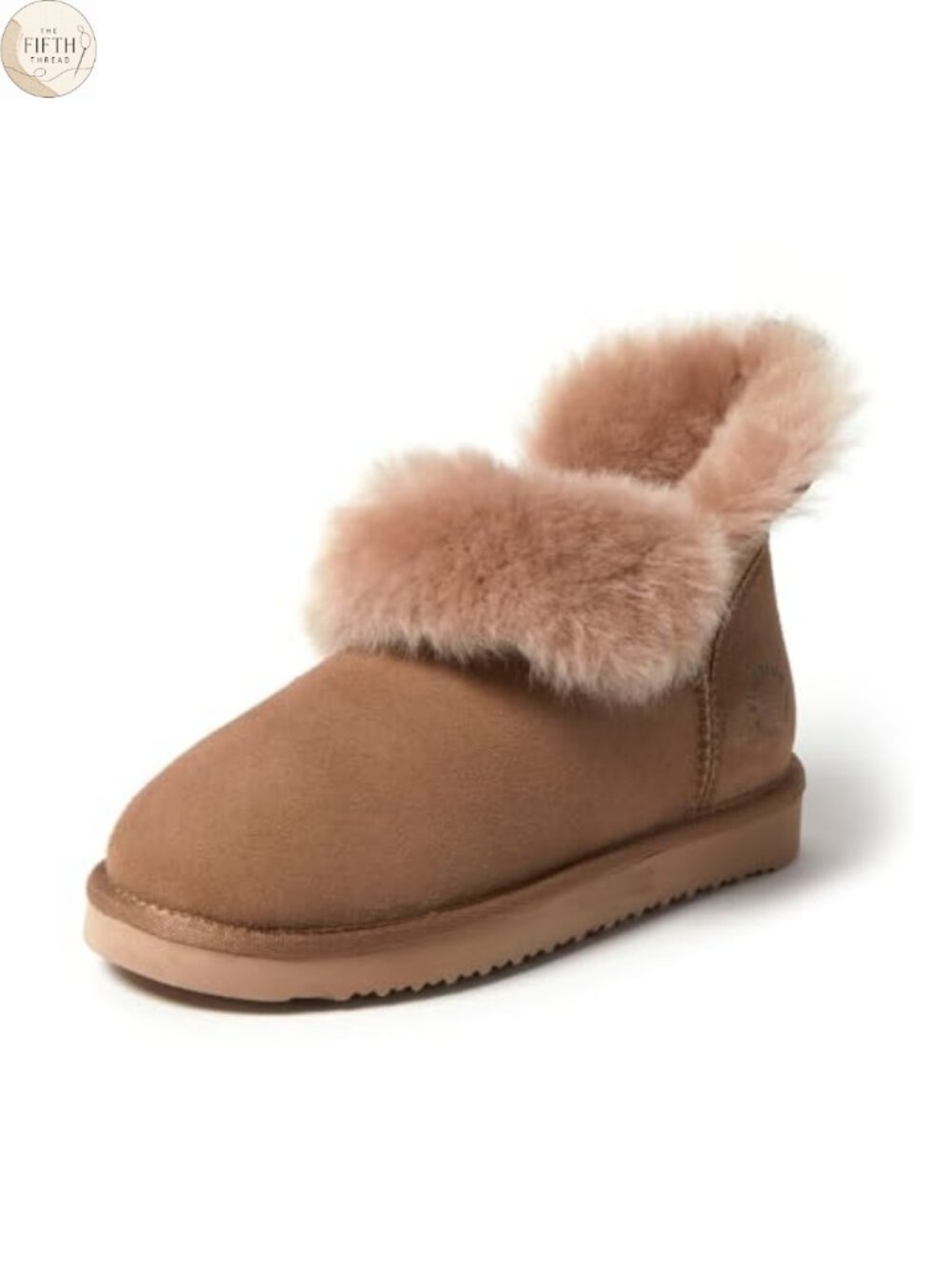 100% Australian Shearling Water Resistant Foldover Boot Slipper